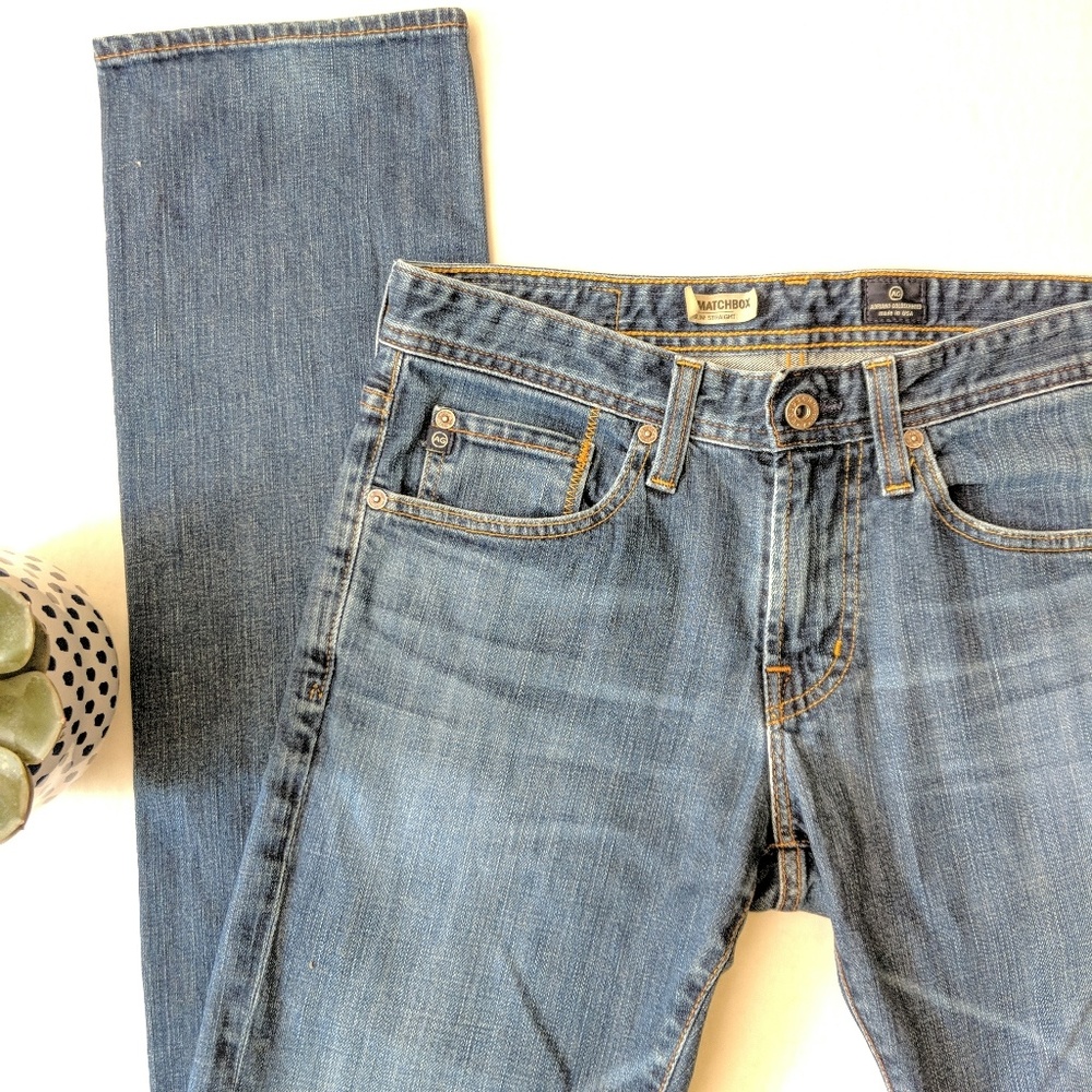 Mens AG The Matchbox Slim Straight Jeans 445 - Picture 7 of 7